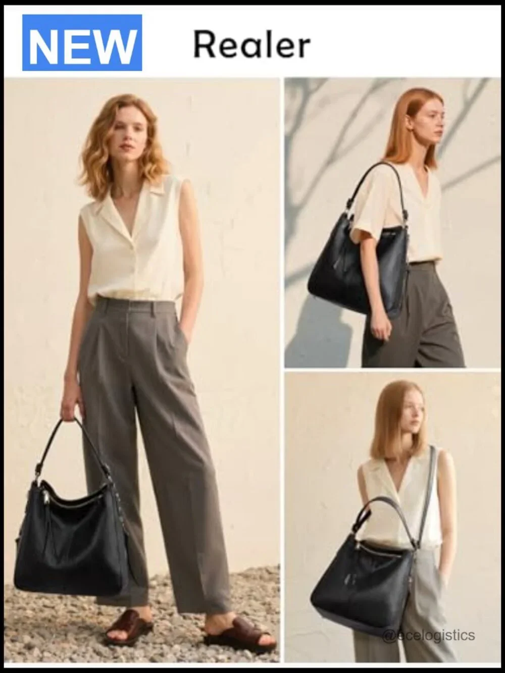 Faux Leather Hobo Crossbody Bag Large Retro Shoulder Purse Tote